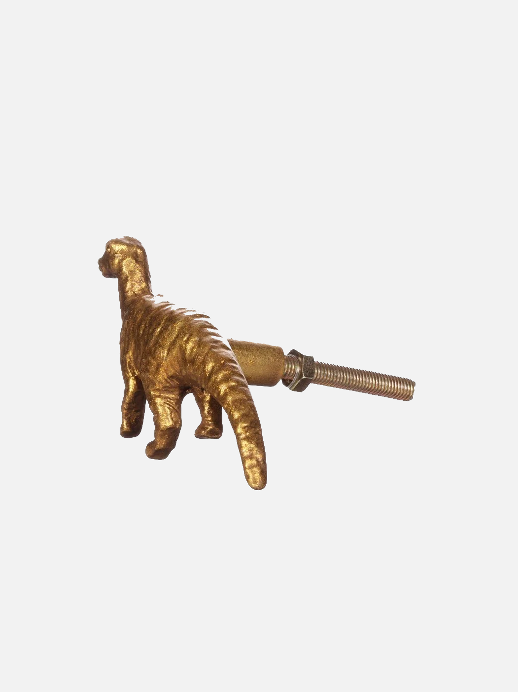 Gold Dinosaur Drawer Knob