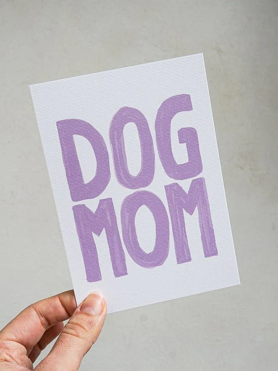 Dog Parent Postcard - Dog Mom - Karte