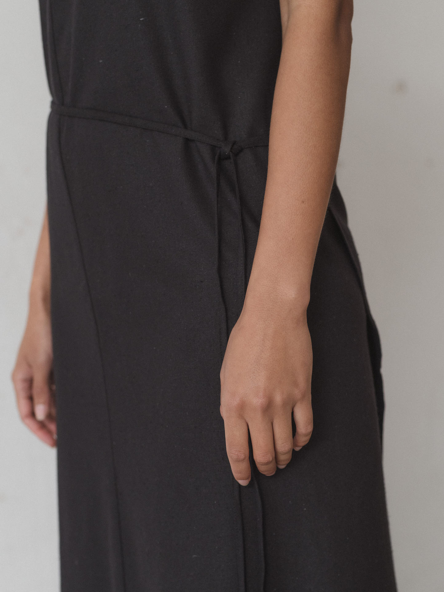 BASERANGE Yumi Silk Apron Dress