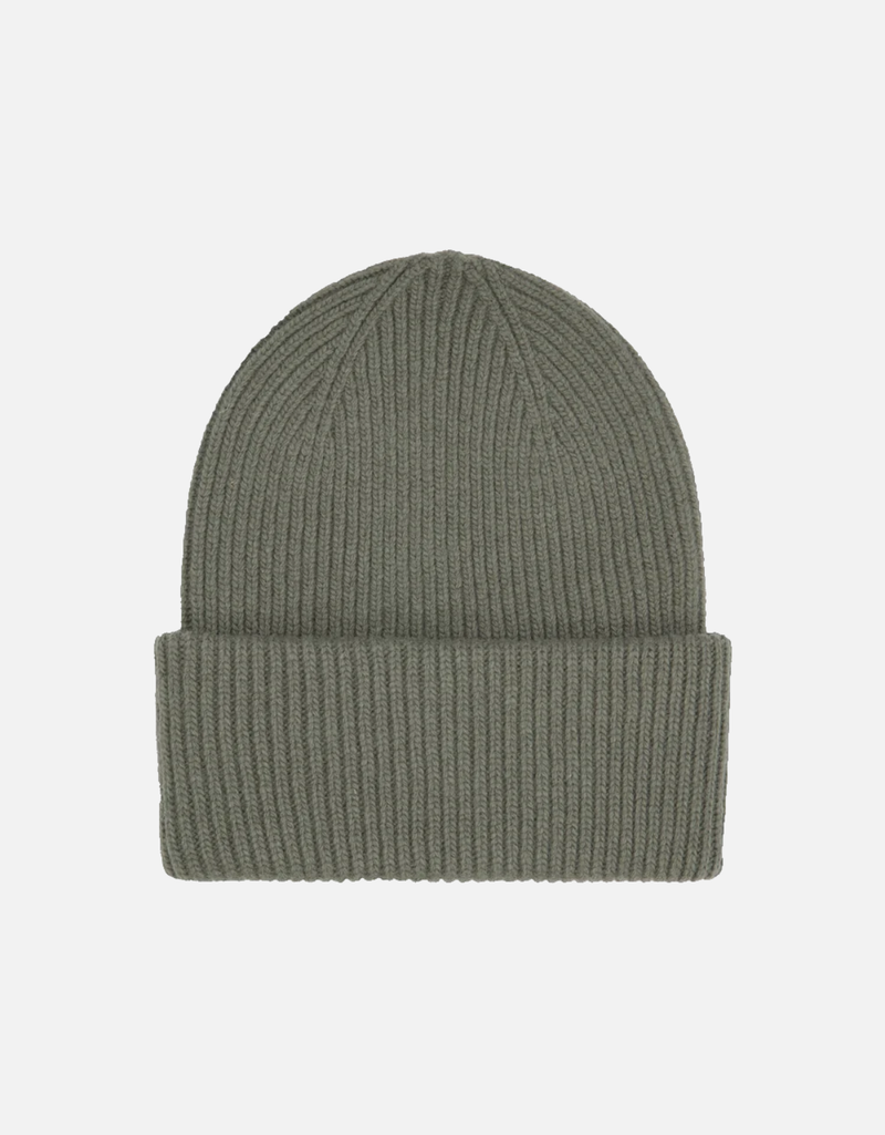 COLORFUL STANDARD Merino Wool Hat Various Colors - Dusty Olive - Beanie