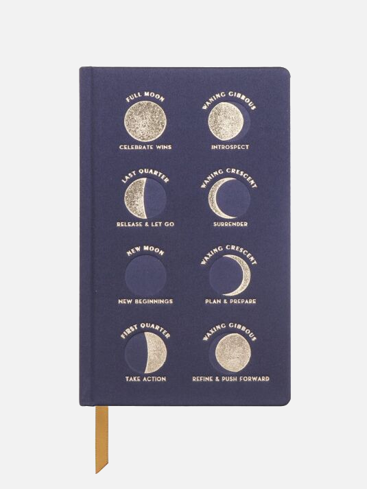 Cloth Journal-Moon Phases