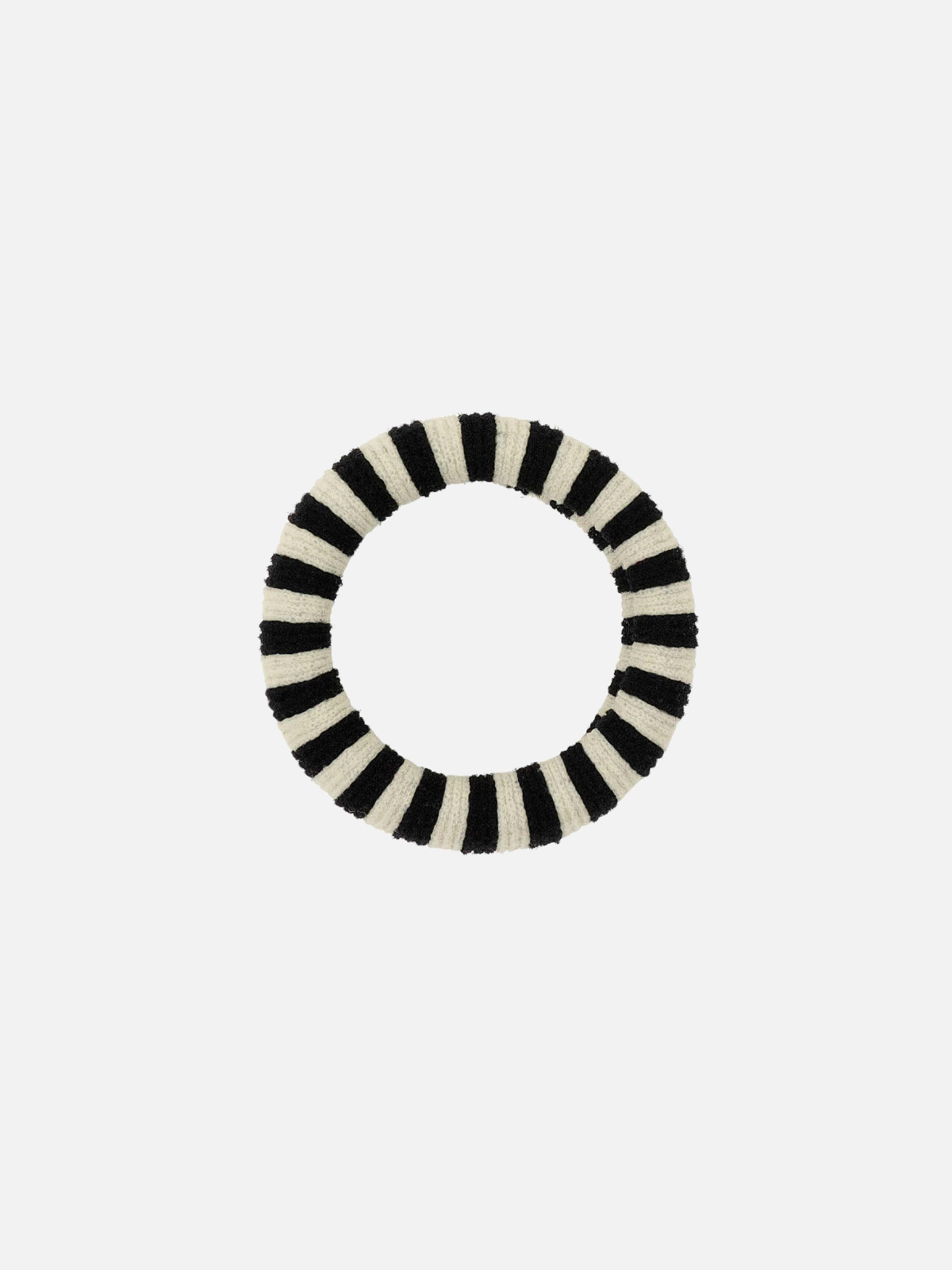 Slender Efie Scrunchie - Black/Ecru - Scrunchie