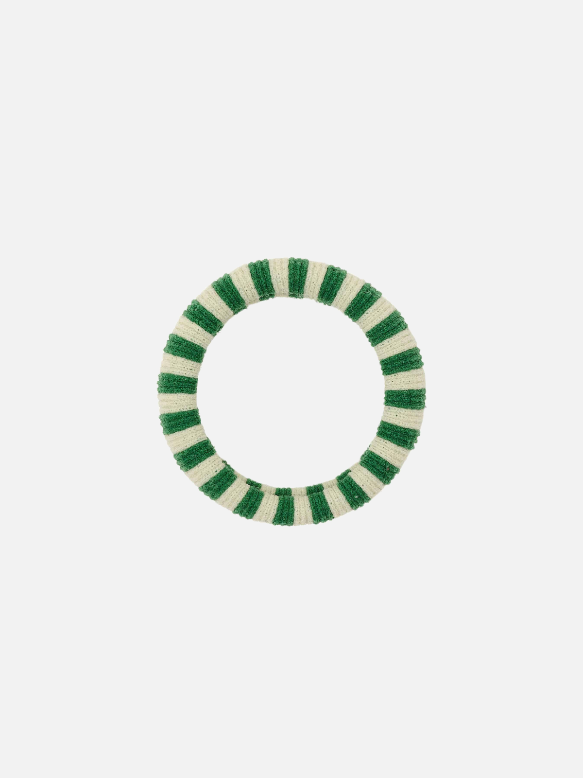 Slender Efie Scrunchie - Dark Green/Ecru - Scrunchie