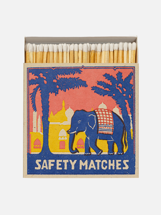 Pink Elephant Vintage Matches