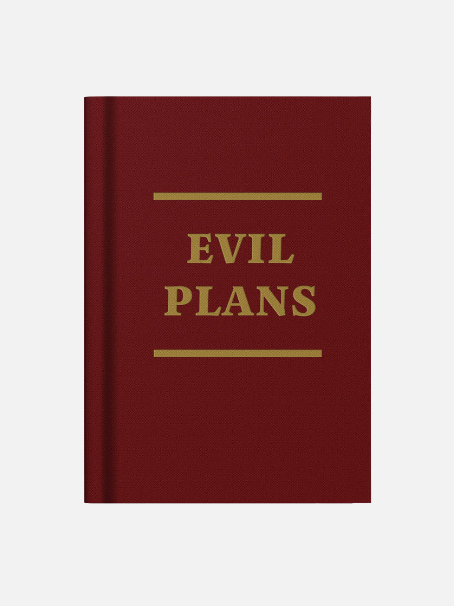 Evil Plans Notebook - Stationery