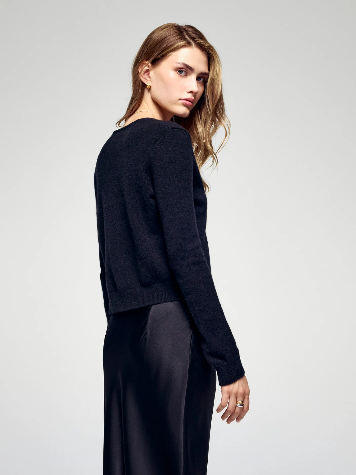 FROM FUTURE Gold Detail Top - Strick