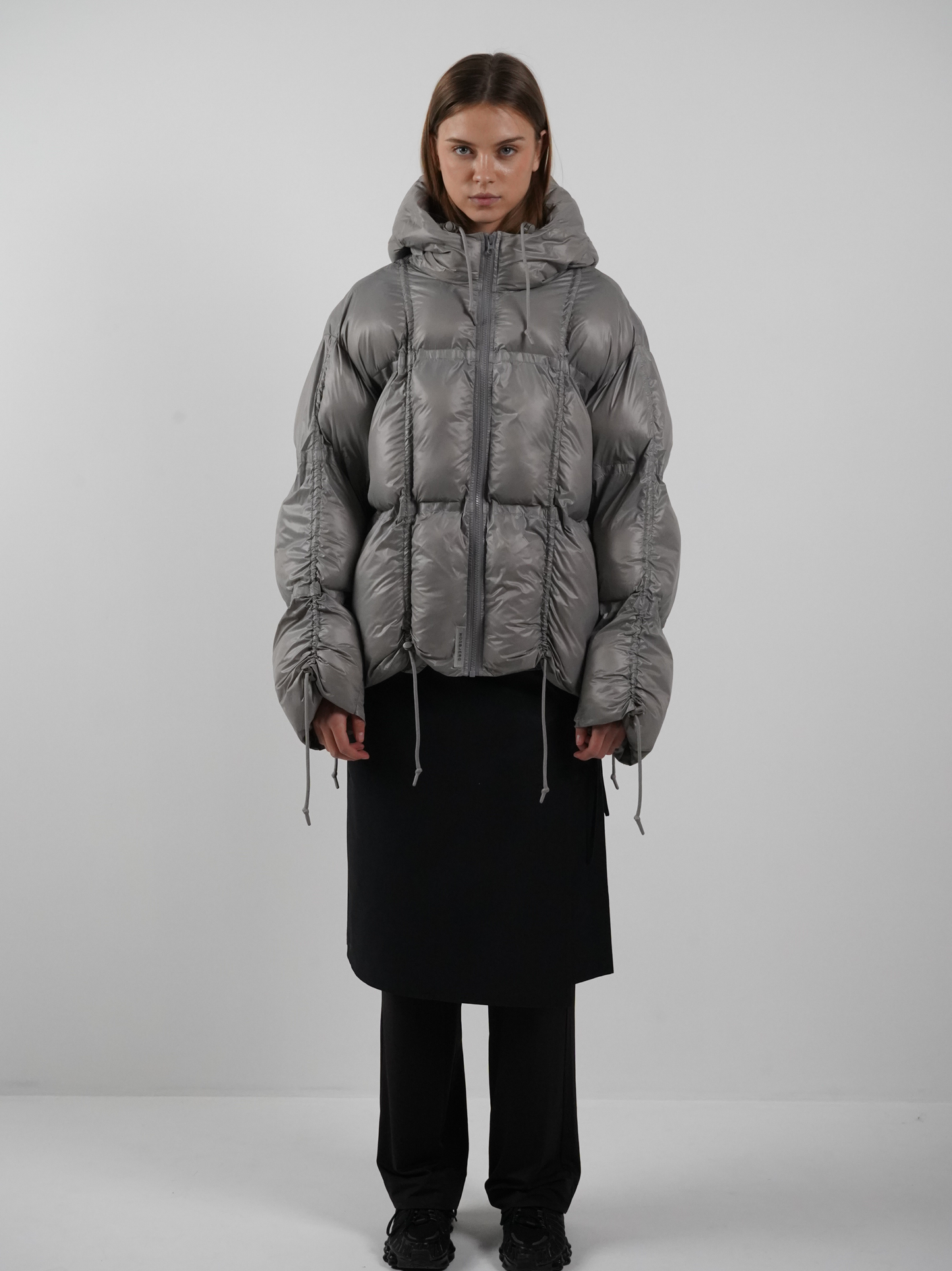 HOSBJERG Paris Puffer Jacket - Light Grey