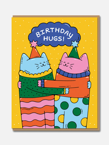 Birthday Hugs Karte