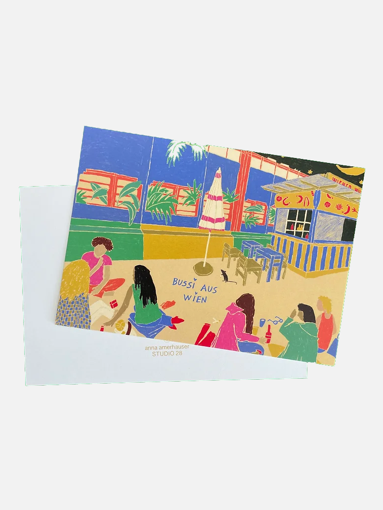 POS Karten (Studio 28) - Bussi aus Wien - Karte