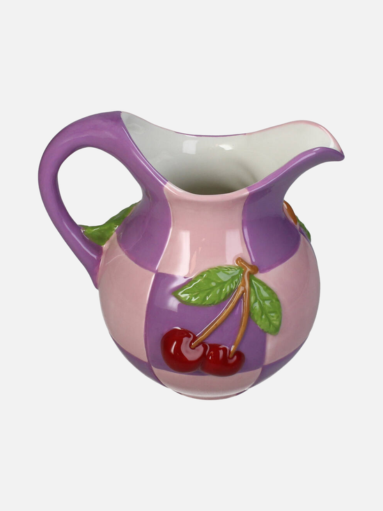 Checkered Cherry Vase - Vase