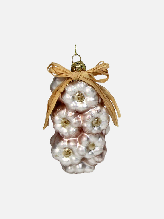 Ornament Garlic Bunch Glass - Ornament