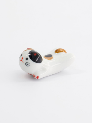 Chopsticks Rest Calico Cat - Essstäbchenhalter