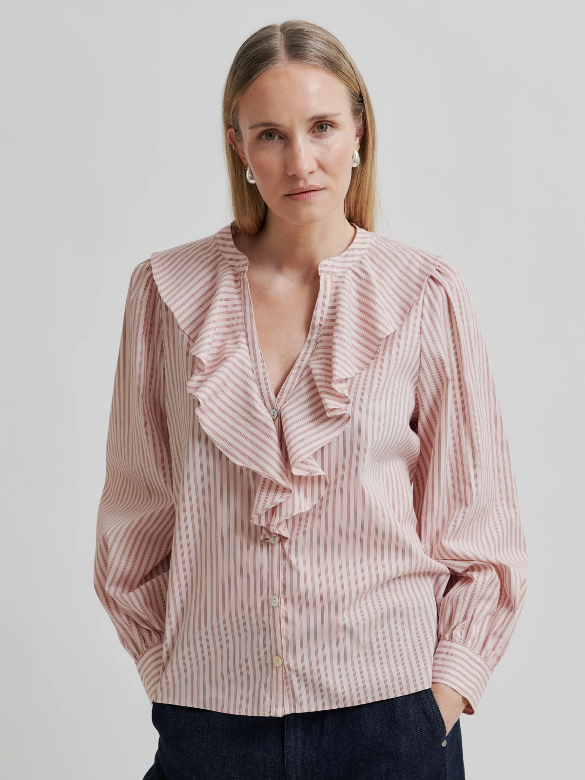 SECOND FEMALE Becka Frill Shirt - Bluse