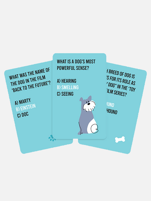 The Ultimate Dog Quiz cards