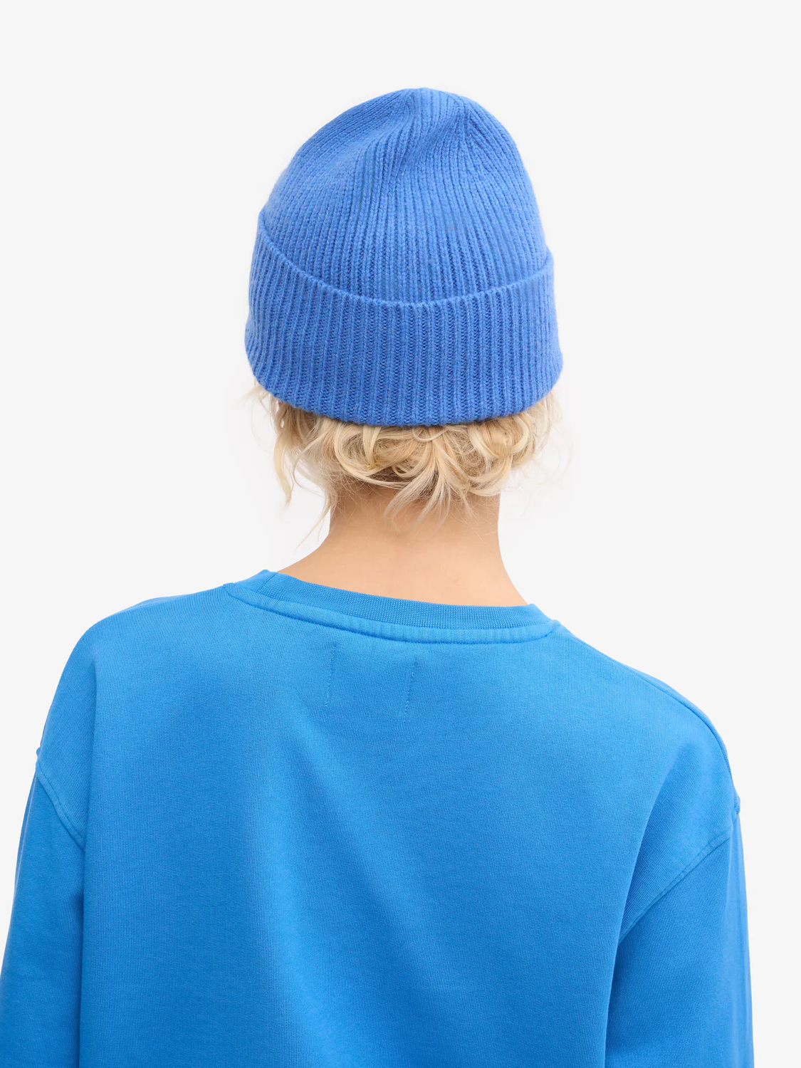 COLORFUL STANDARD Merino Wool Beanie - Pacific Blue