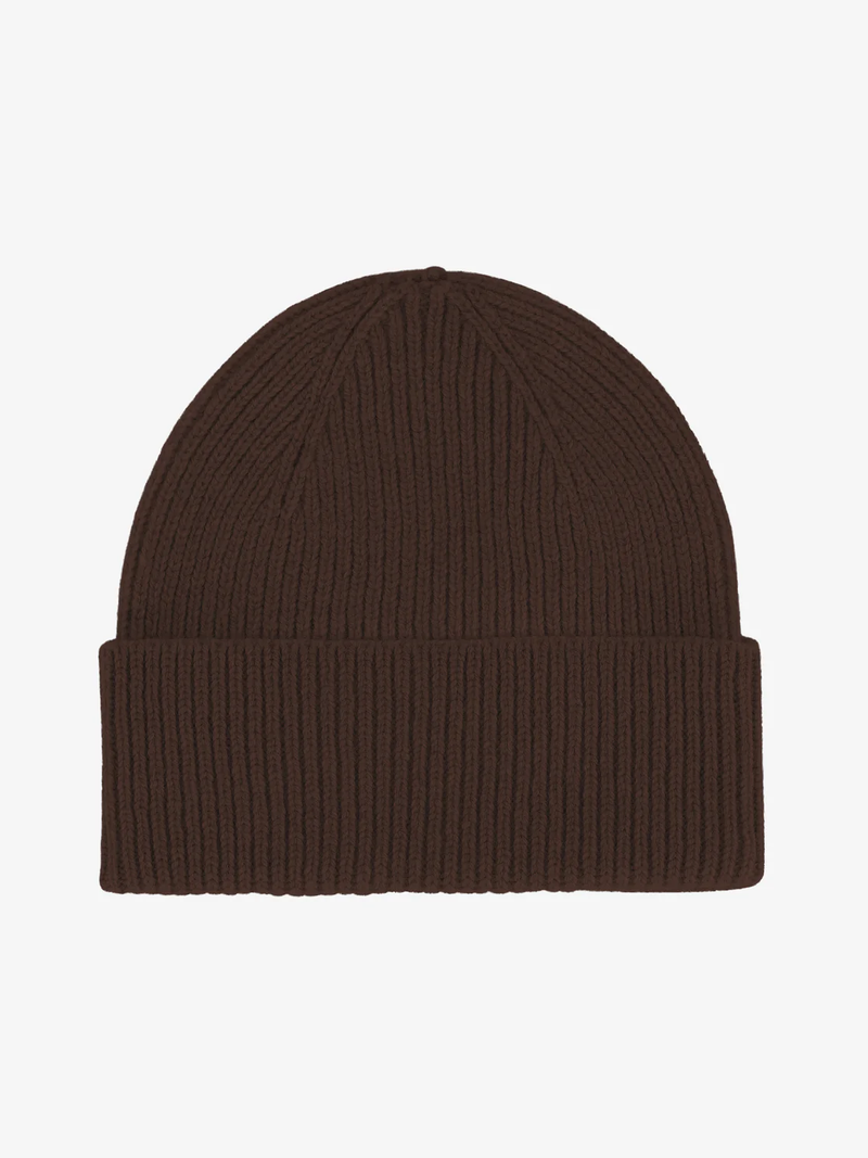 COLORFUL STANDARD Merino Wool Beanie - Coffee Brown