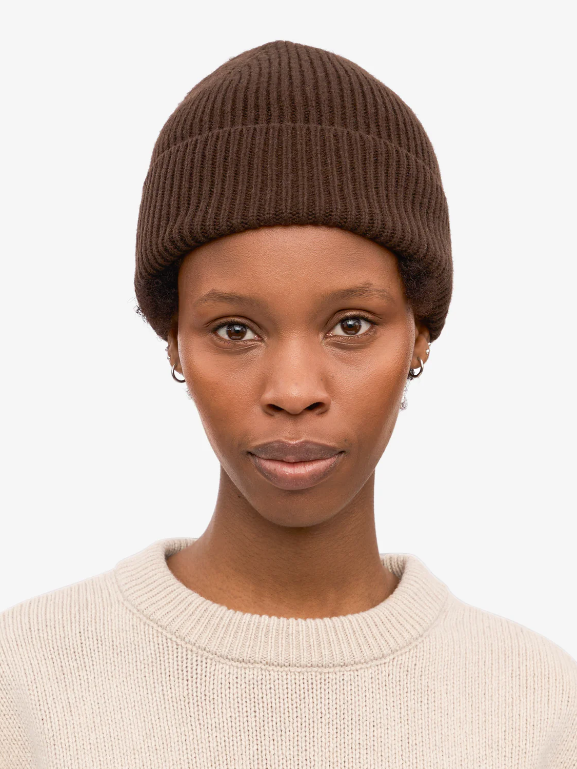 COLORFUL STANDARD Merino Wool Beanie - Coffee Brown