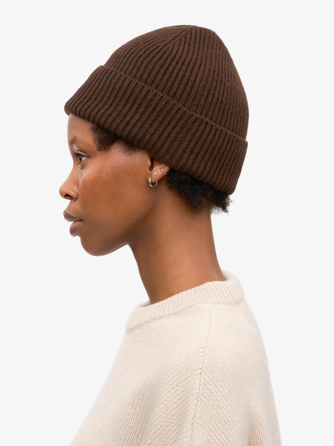 COLORFUL STANDARD Merino Wool Beanie - Coffee Brown
