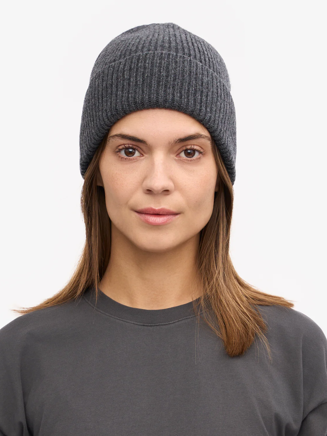 COLORFUL STANDARD Merino Wool Beanie - Lava Grey