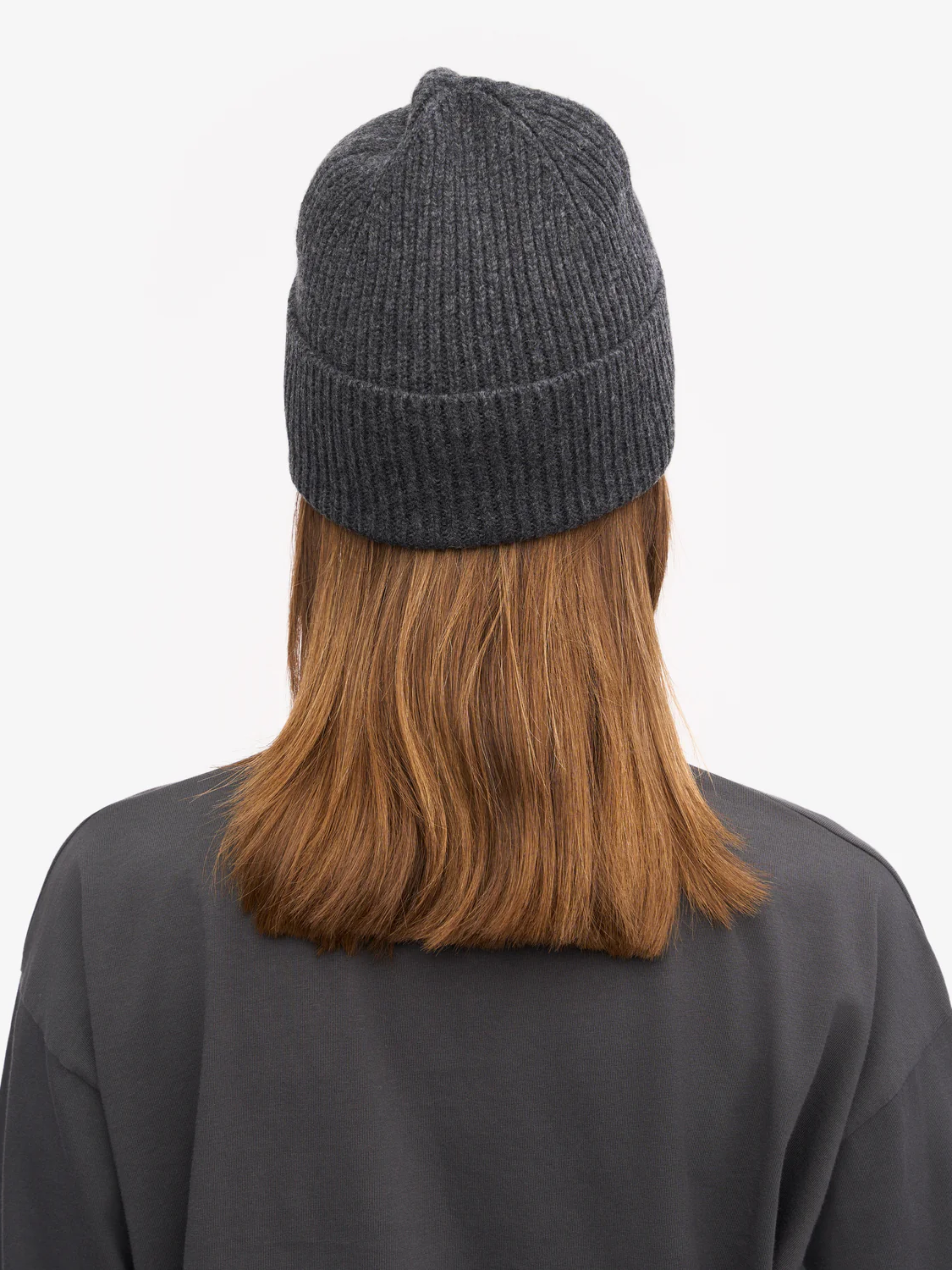 COLORFUL STANDARD Merino Wool Beanie - Lava Grey