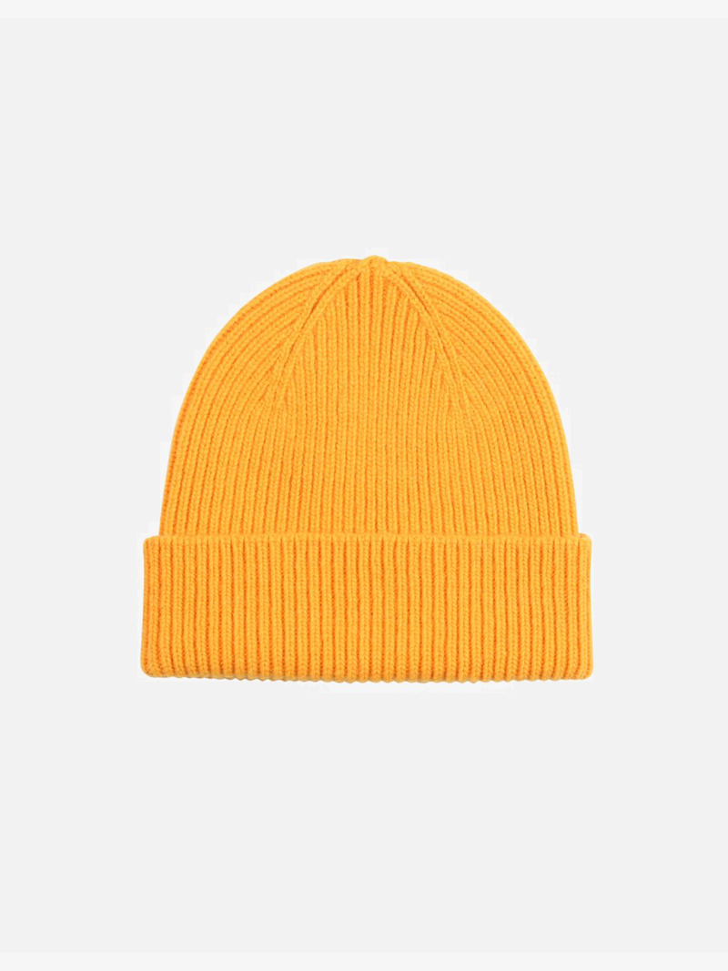 COLORFUL STANDARD Merino Wool Beanie - Burned Yellow