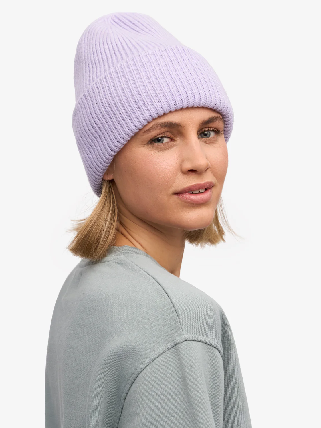 COLORFUL STANDARD Merino Wool Hat - Soft Lavender