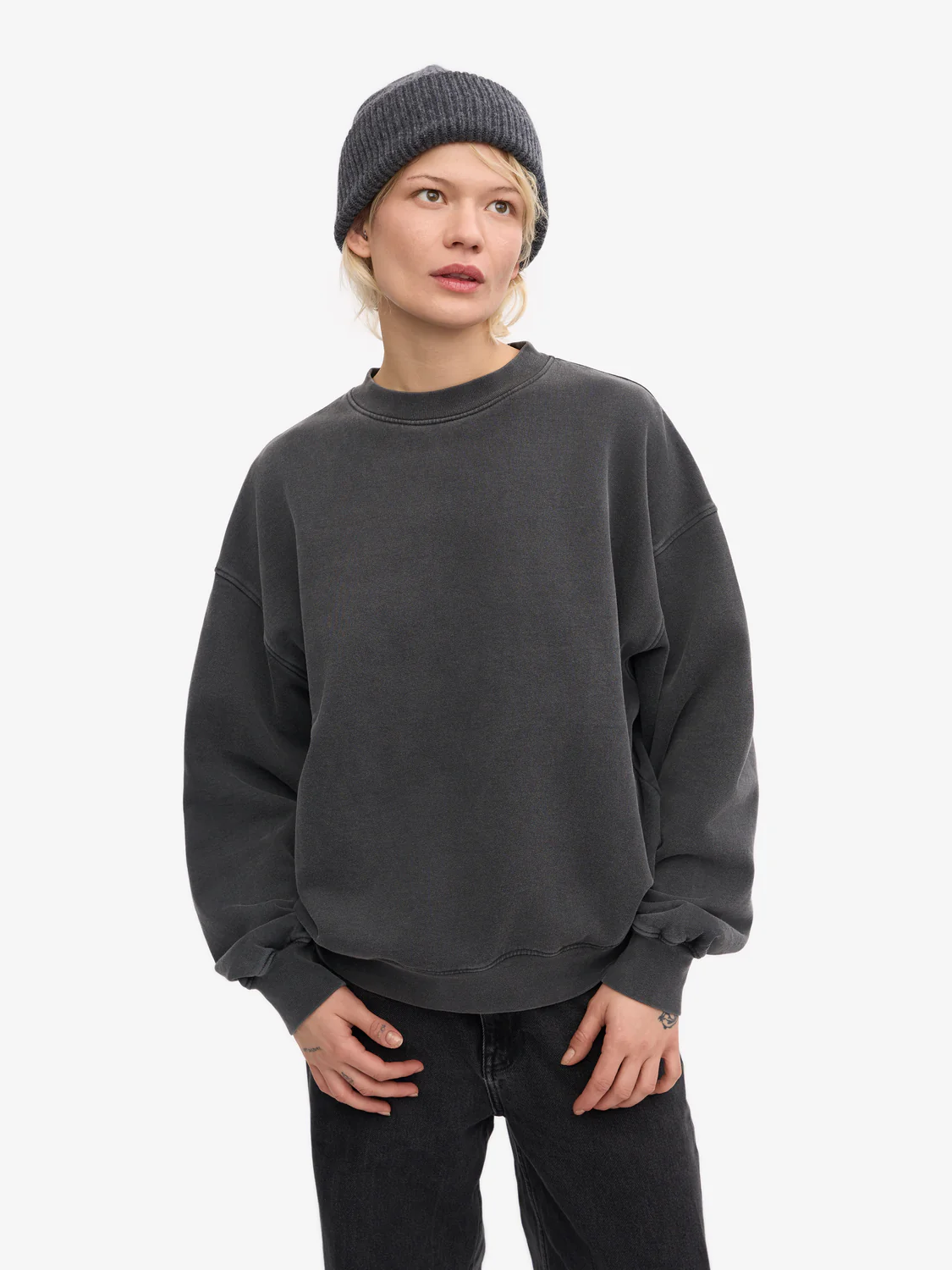 COLORFUL STANDARD Merino Wool Hat - Lava Grey