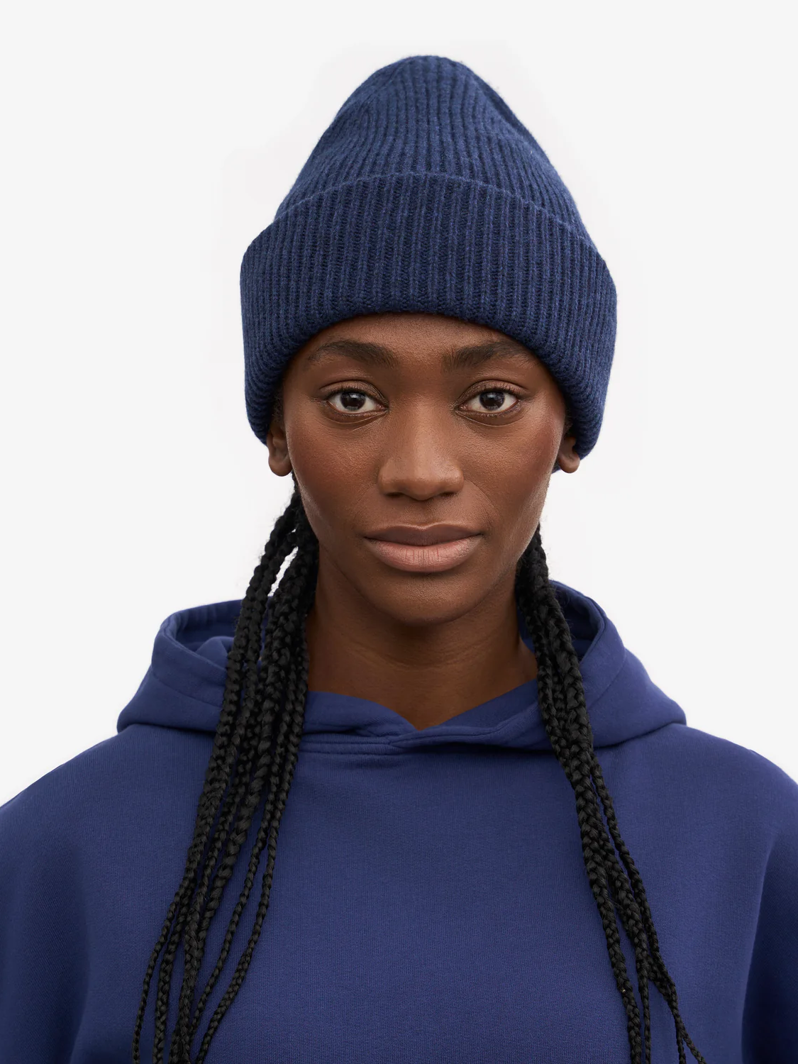 COLORFUL STANDARD Merino Wool Hat - Marine Blue