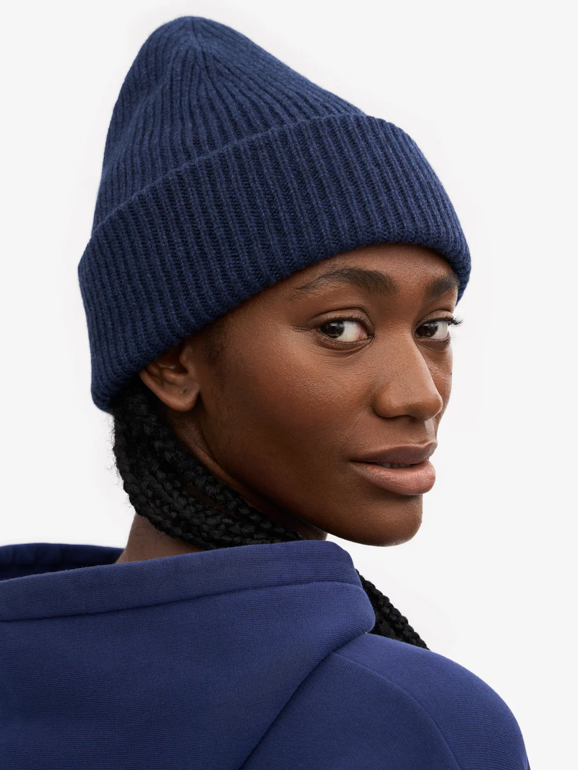 COLORFUL STANDARD Merino Wool Hat - Marine Blue