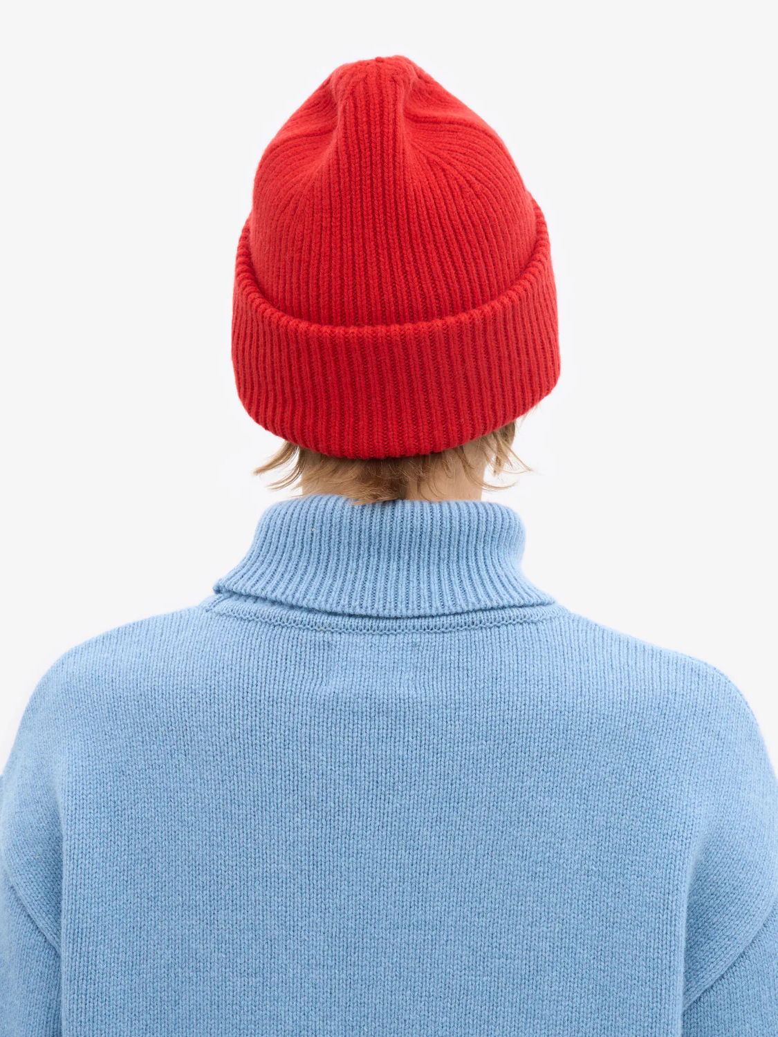 COLORFUL STANDARD Merino Wool Hat - Red Tangerine