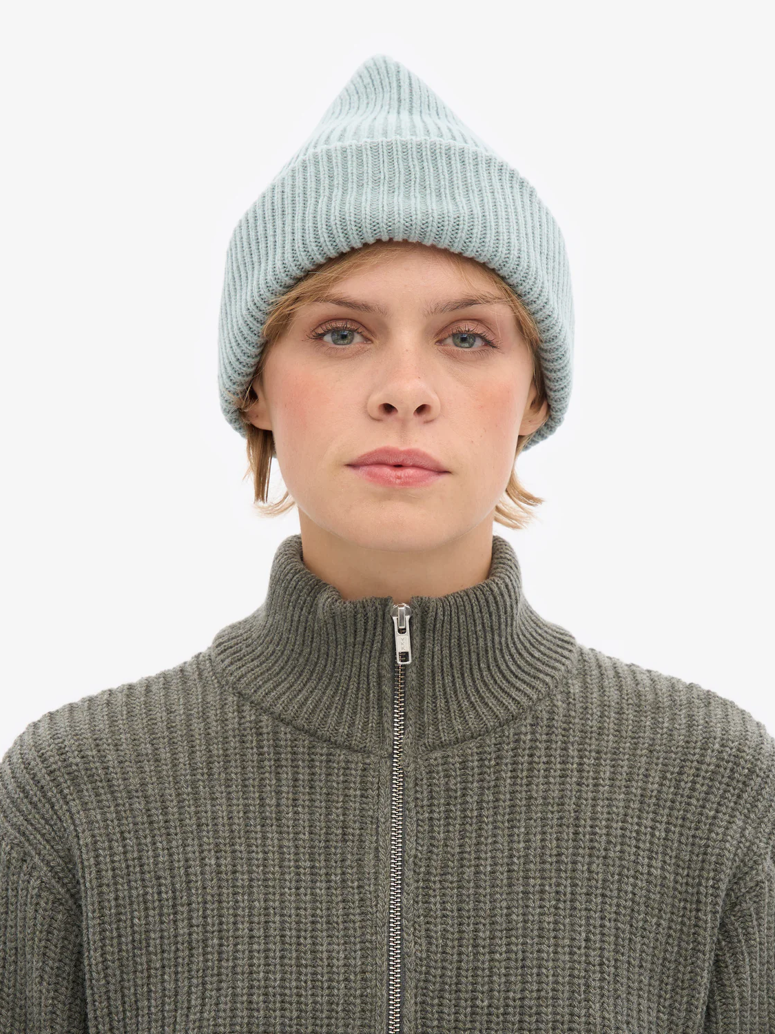 COLORFUL STANDARD Merino Wool Hat - Steel Blue