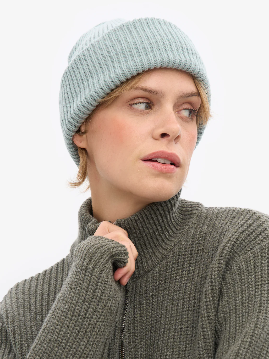 COLORFUL STANDARD Merino Wool Hat - Steel Blue