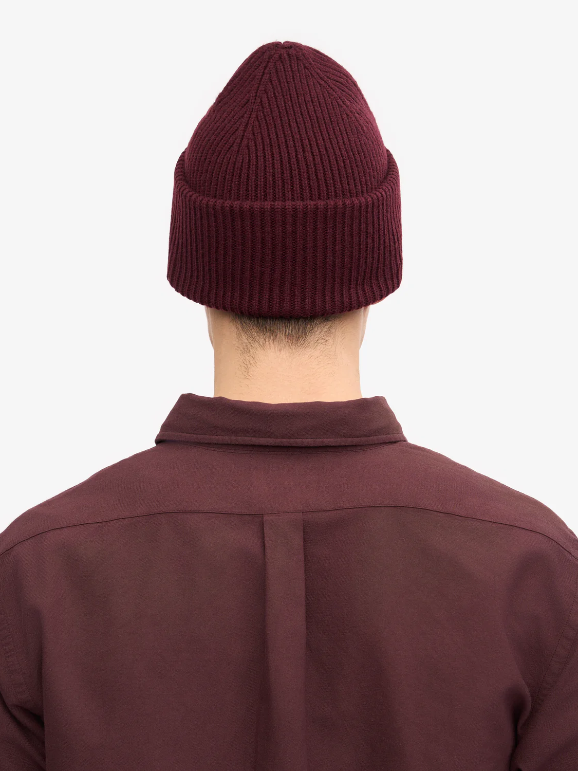 COLORFUL STANDARD Merino Wool Hat - Oxblood Red