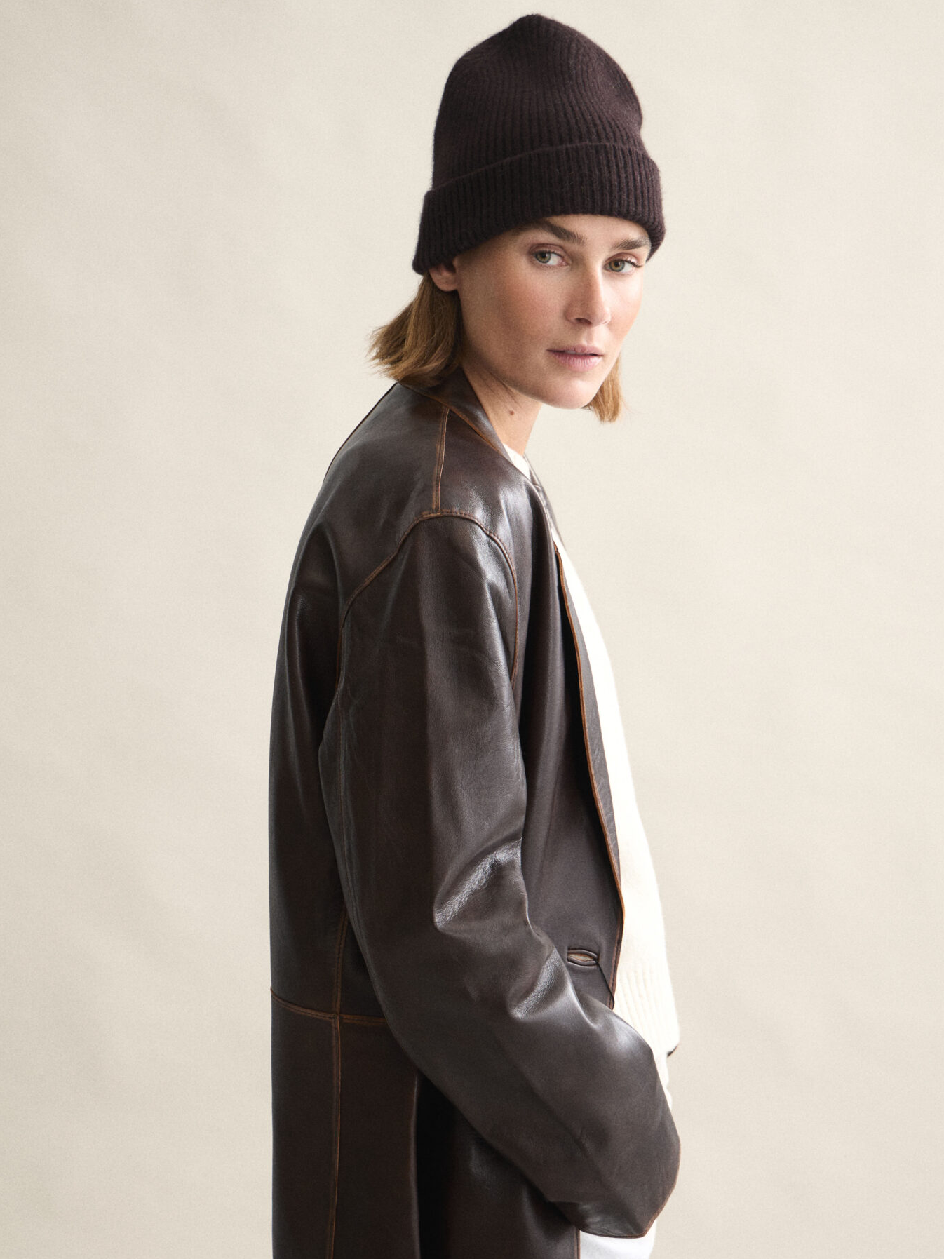 LE BONNET Beanie Espresso