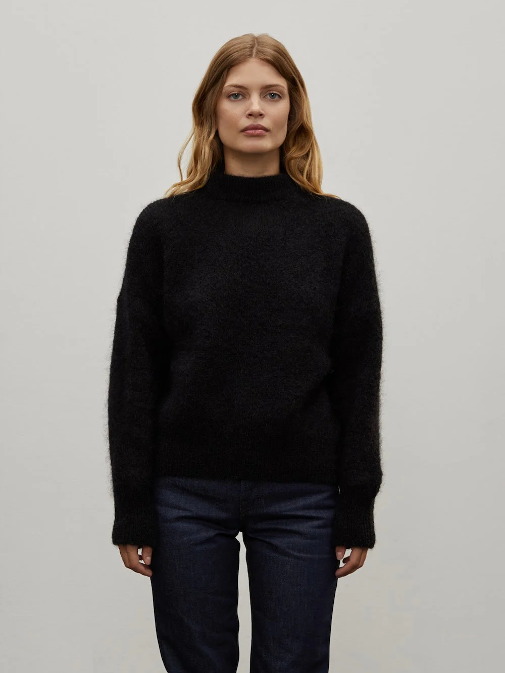 SURPRISE PARIS Jane Mohair Pullover - Black