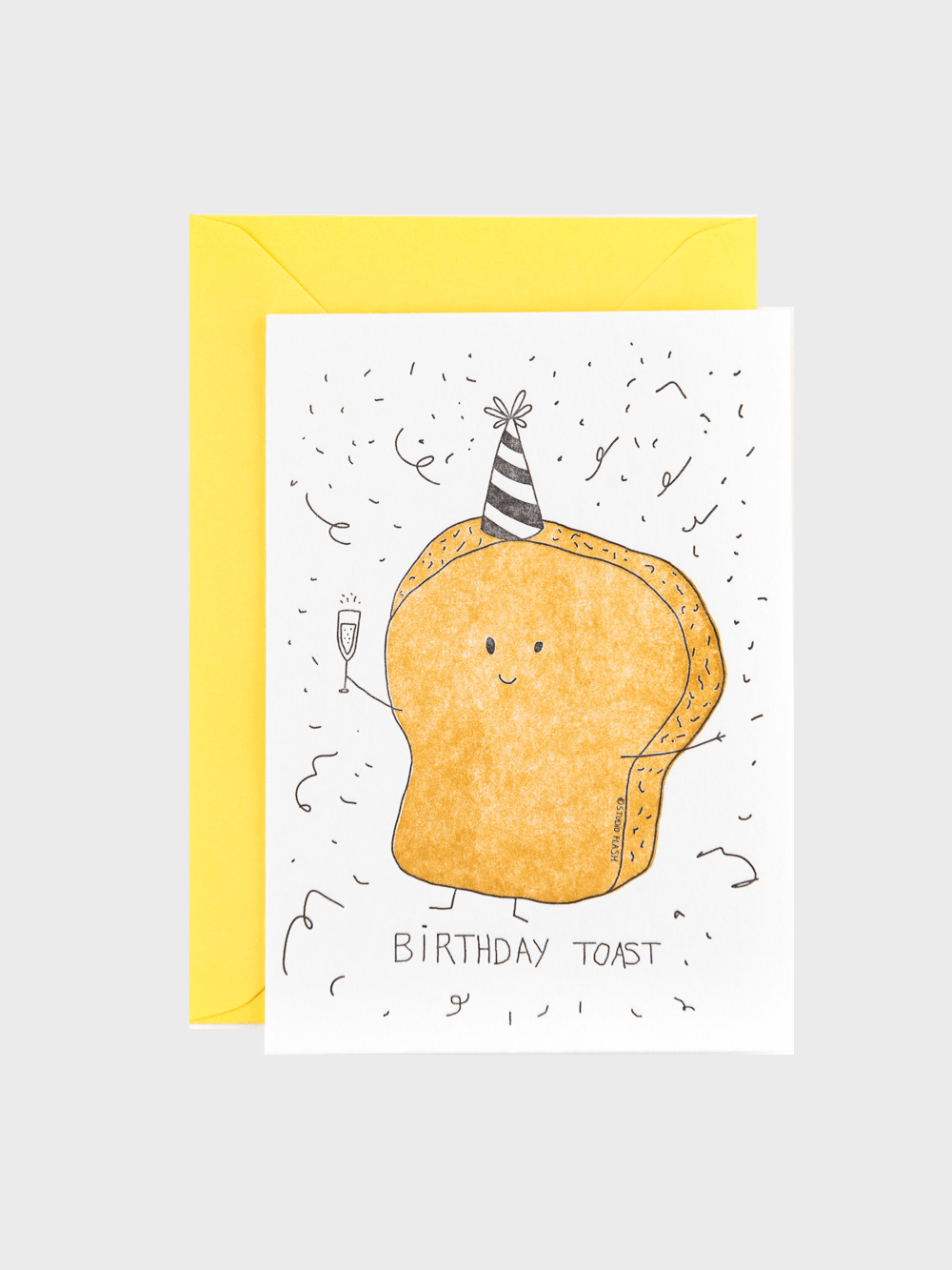 Birthday Toast Karte