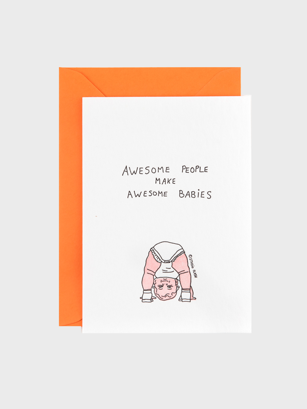Awesome People Make Awesome Babies Karte