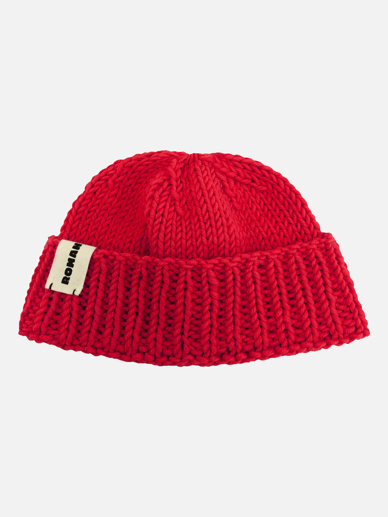 ROMANDO Merino Sailor Beanie - Amour Red