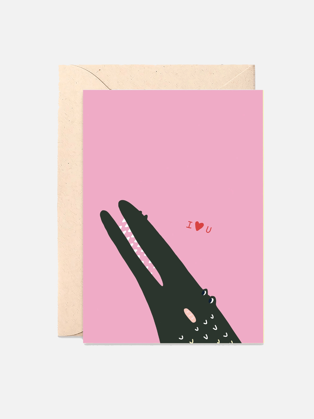 Crocodile I Love You Karte