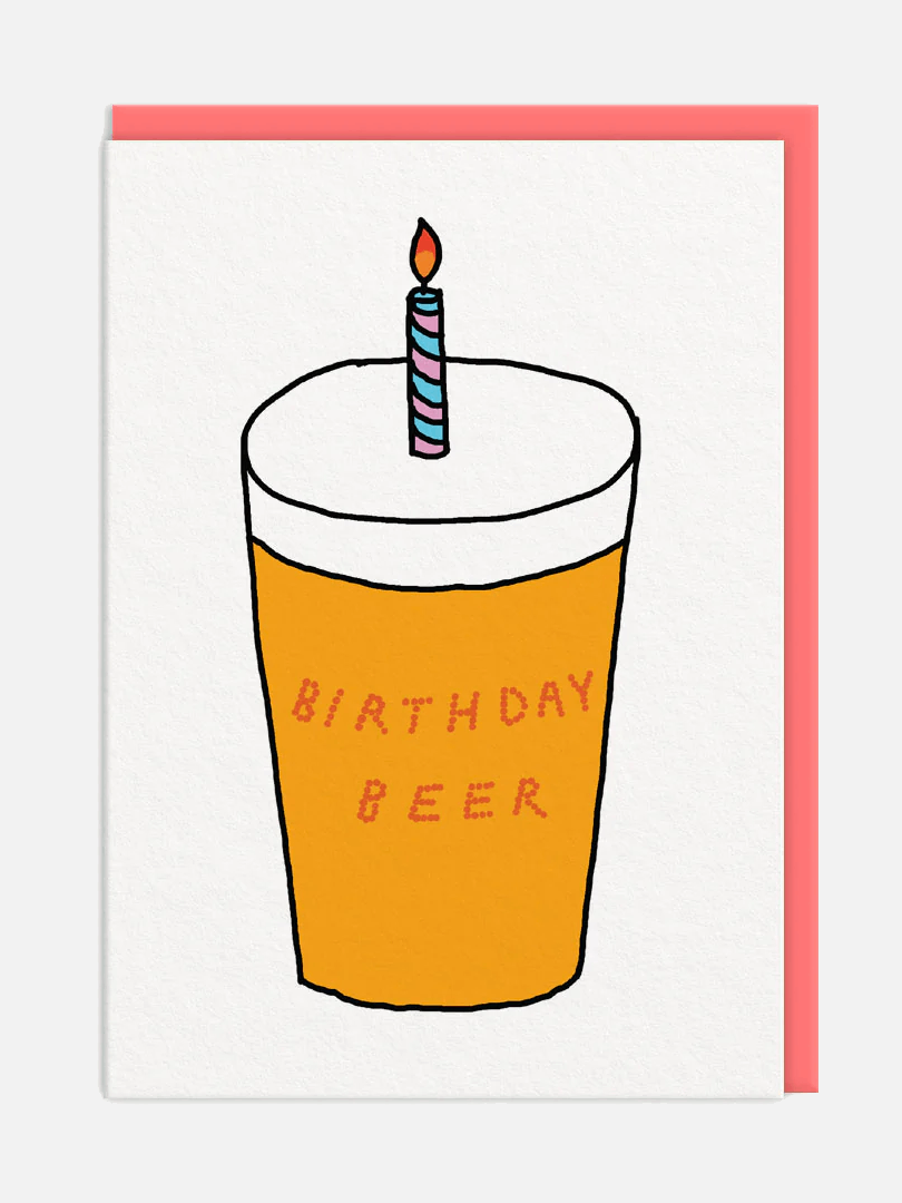 Birthday Beer Karte