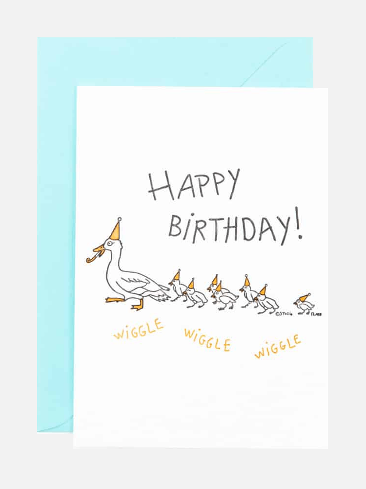 Happy Birthday Wiggle Karte