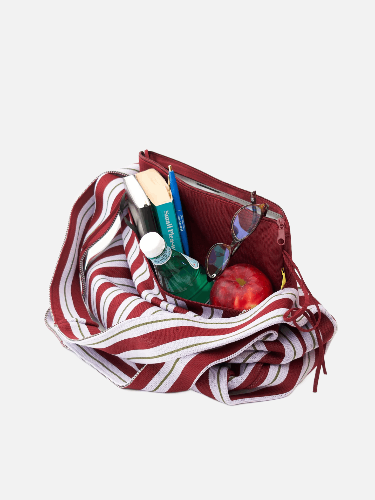 MOSJ Atelier The Boxer Bag - Burgundy