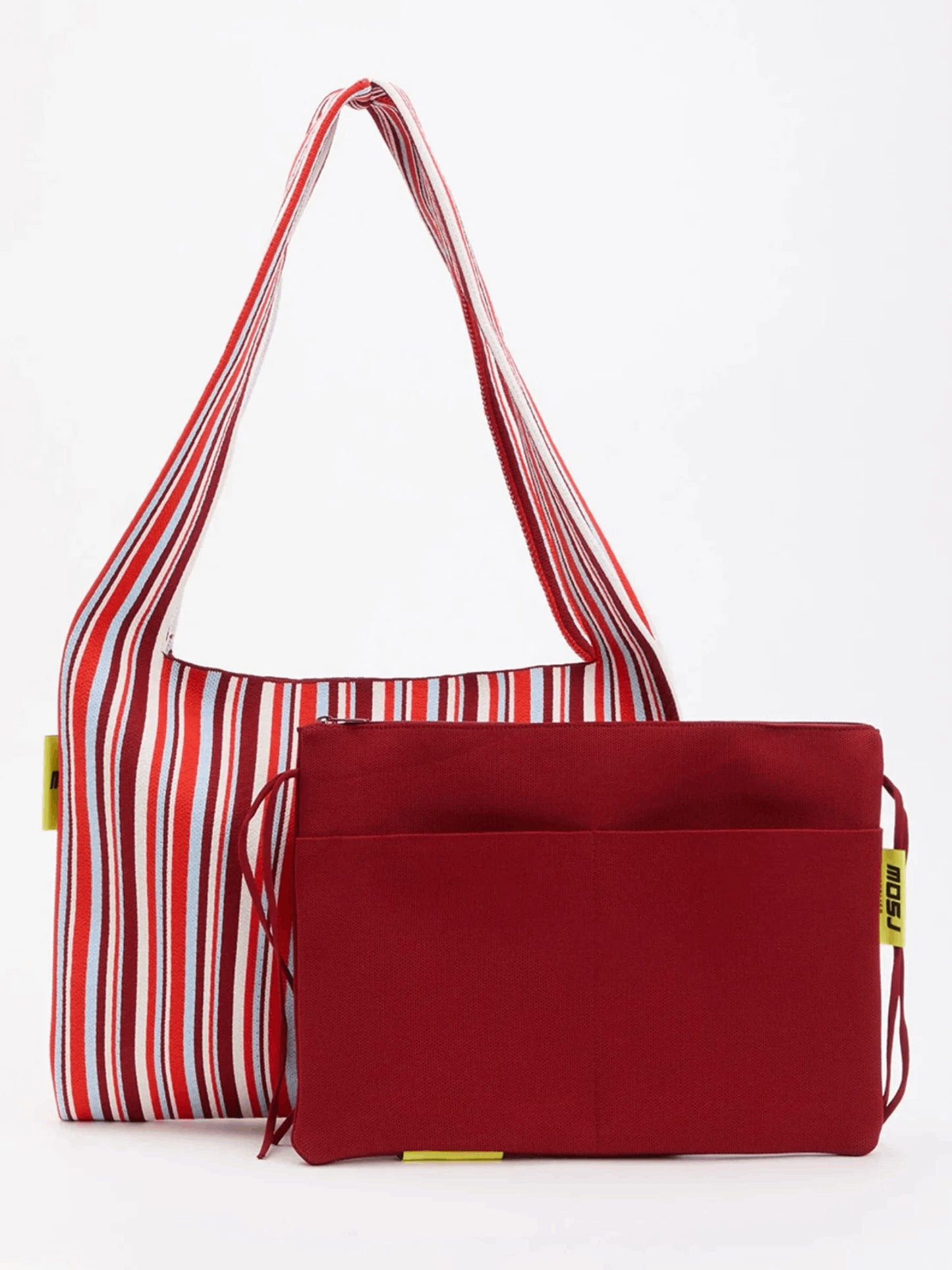 MOSJ Atelier The Boxer Bag - Ruby