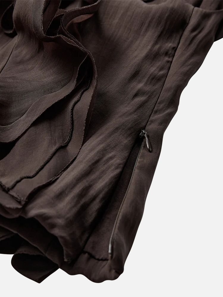 COPENHAGEN MUSE CMTilly Blouse Asymmetric - Mulch