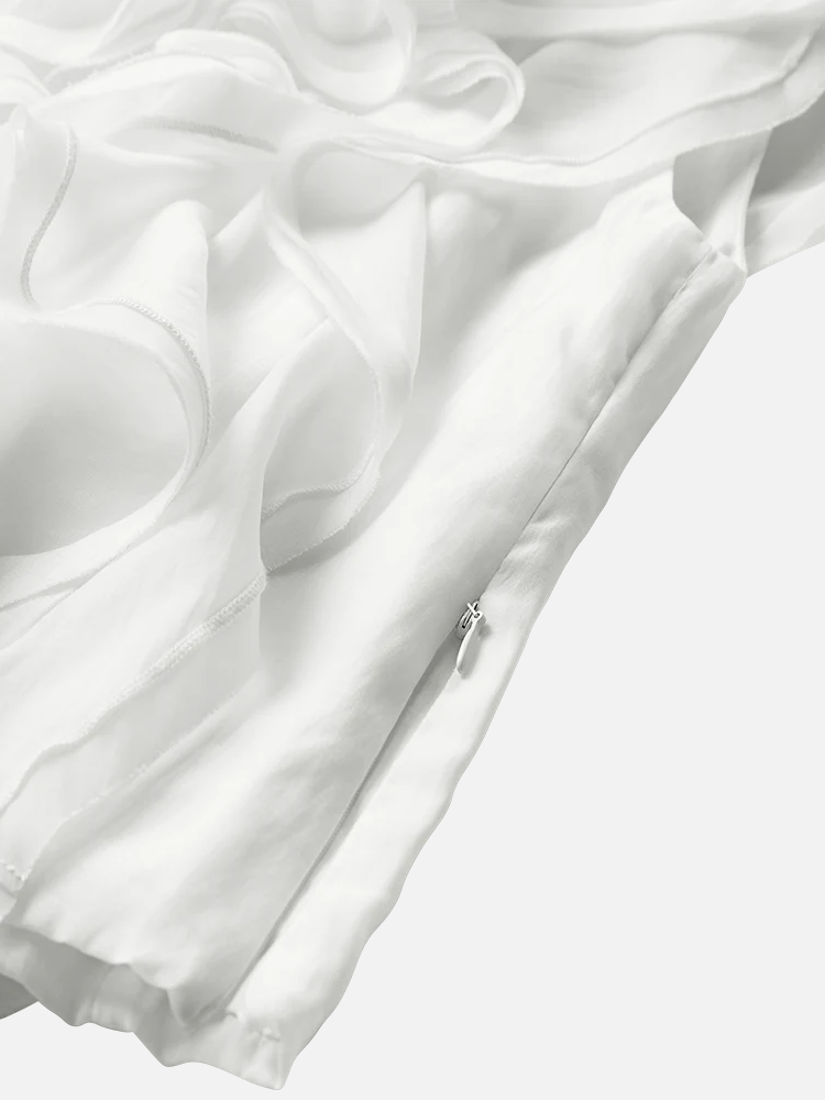 COPENHAGEN MUSE CMTilly Blouse Asymmetric - Jet Stream