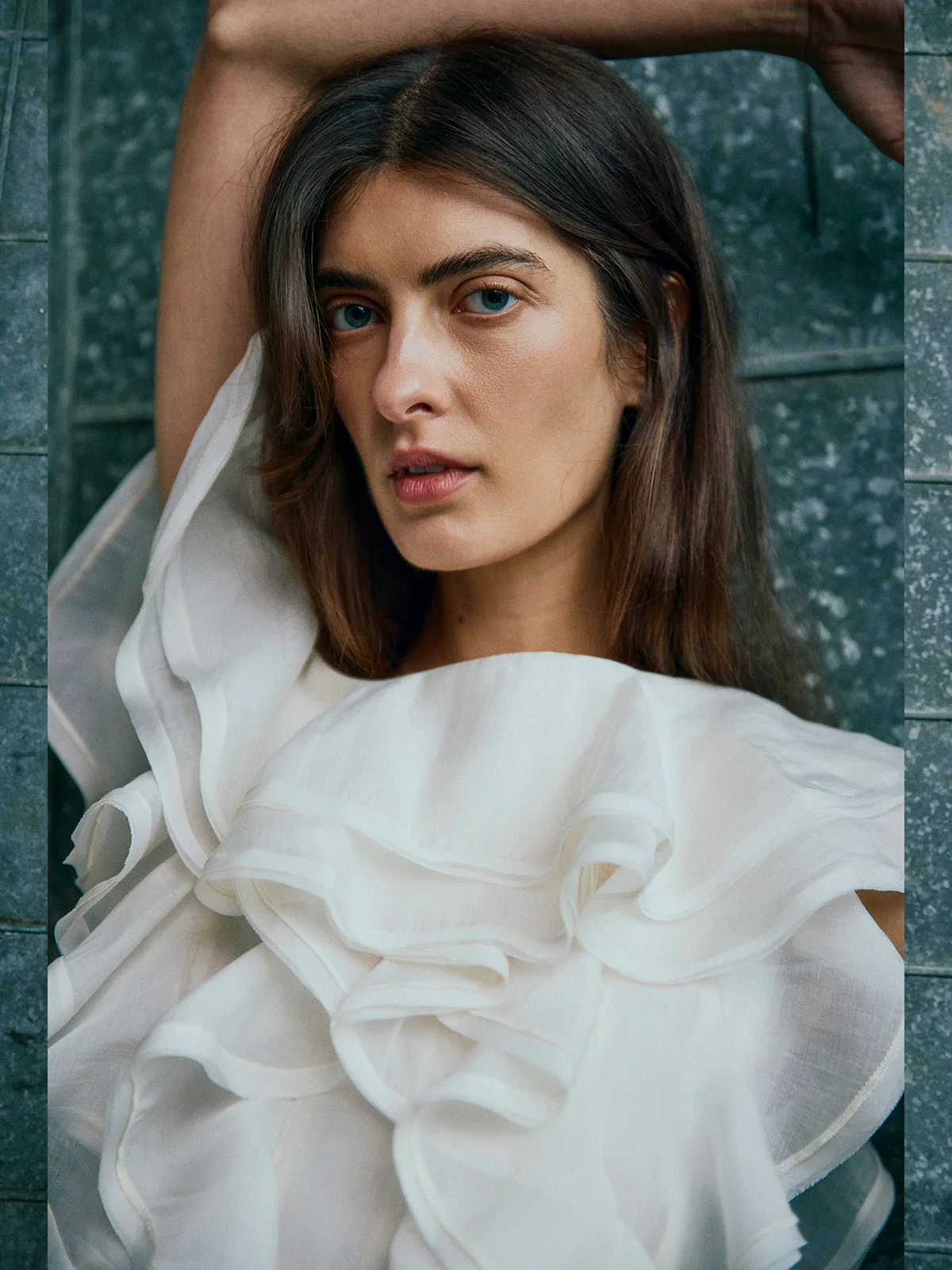 COPENHAGEN MUSE CMTilly Blouse Asymmetric - Jet Stream