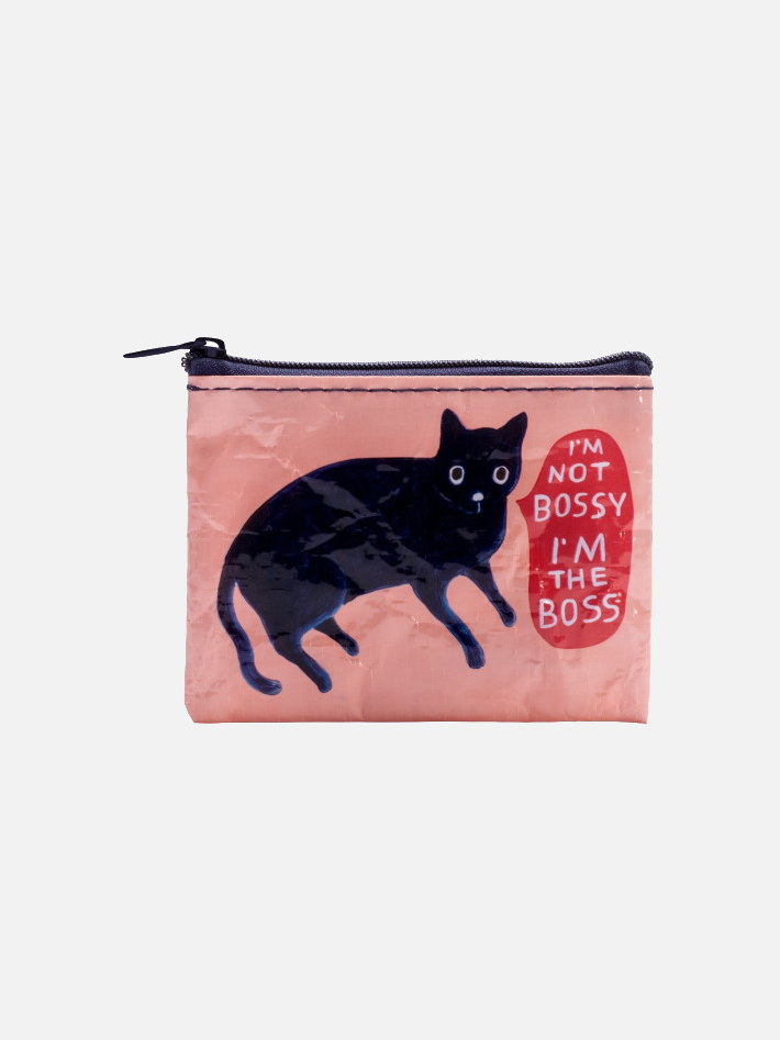 I'm Not Bossy Cat Coin Pouch