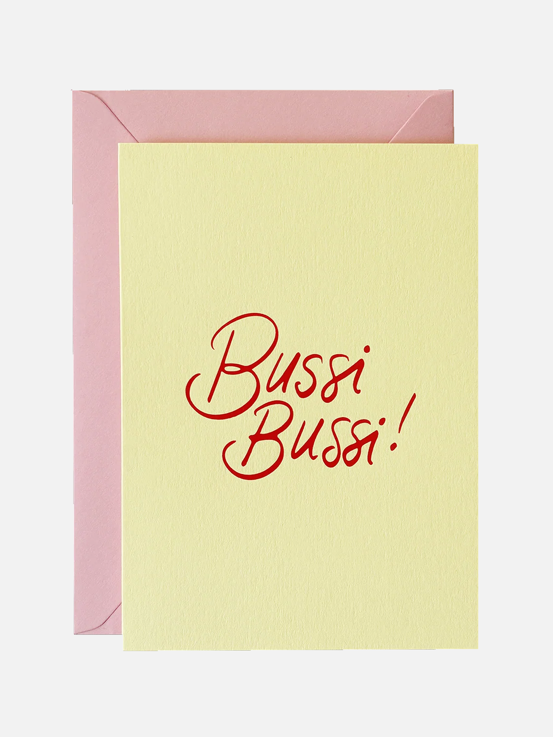 Bussi Bussi Karte - Yellow