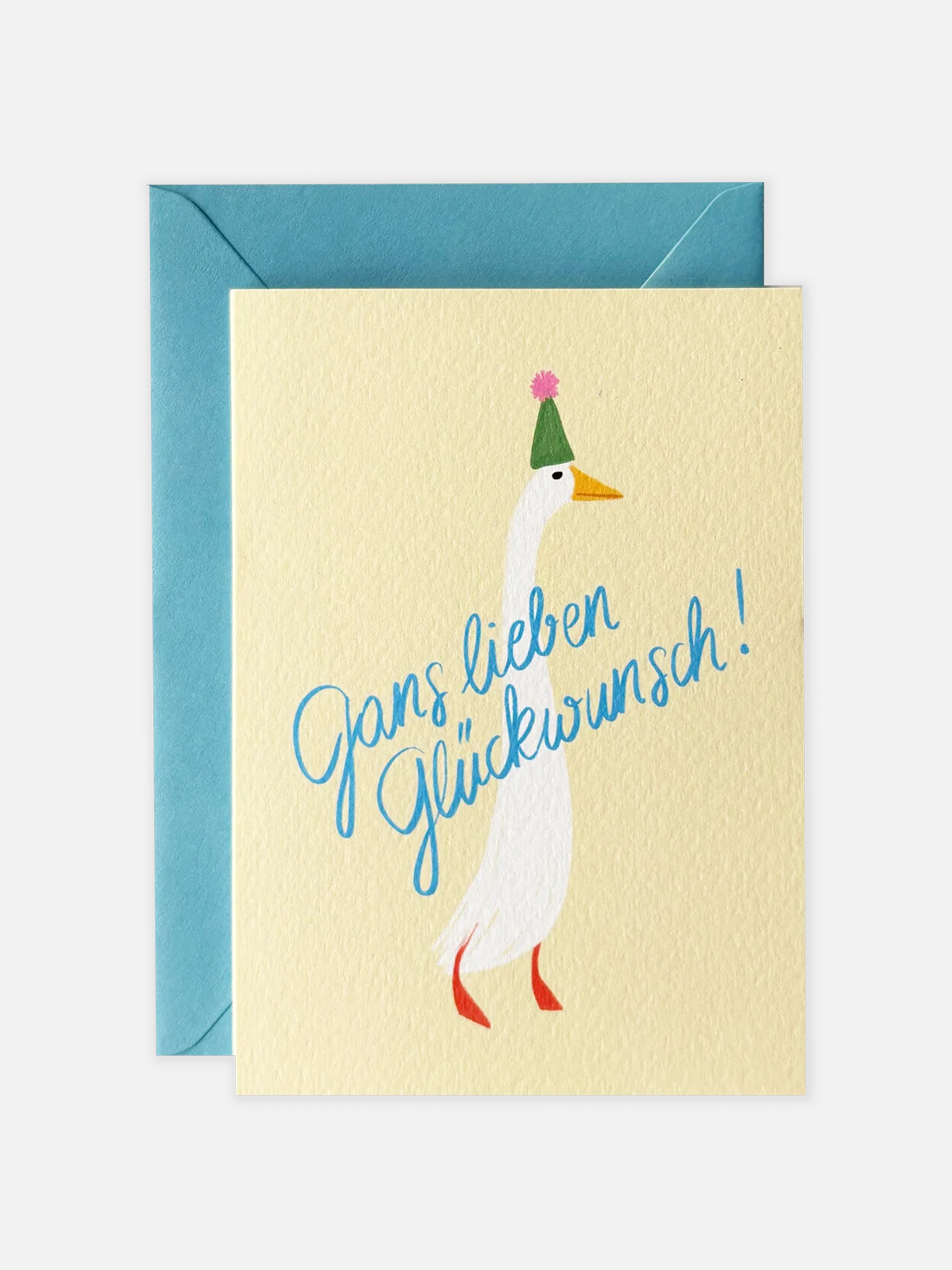 Gans Lieben Glückwunsch Karte