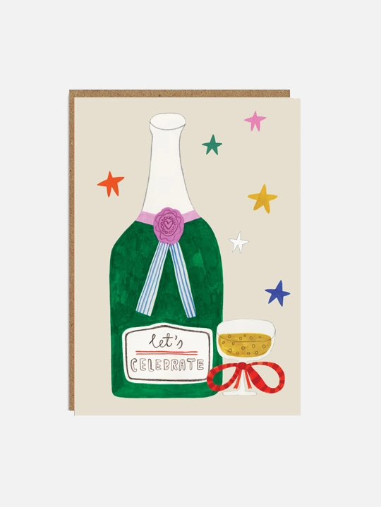 Let's Celebrate Champagne Karte